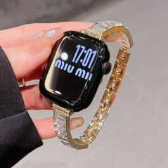Bracelet en Diamant pour Apple Watch - Acier | Smarty Paris 